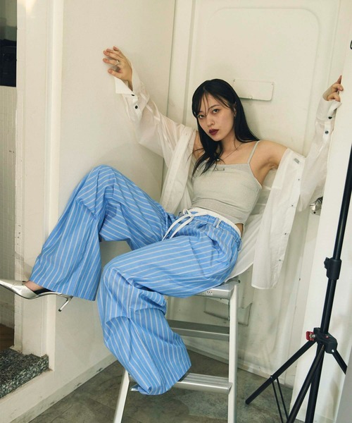 パンツ leed ボタニカルプリントパンツ｜BIGI online store - ビギ