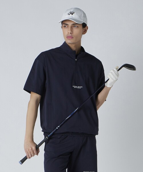 AddElm United Arrows Golf ジップアップシャツ AddElm United Arrows Golf ジップアップシャツ