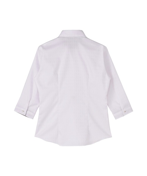 フォーマル ブラウス シャツ 形態安定ノーアイロン スキッパー 7分袖ビジネスワイシャツ レディース | BRICK HOUSE by TOKYO SHIRT | 02