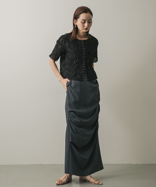 ブラウス シャツ 「Exclusive」フロントジップ ポプリンシャツ レディース SENSE OF PLACE by URBAN RESEARCH ブラウス シャツ フロント