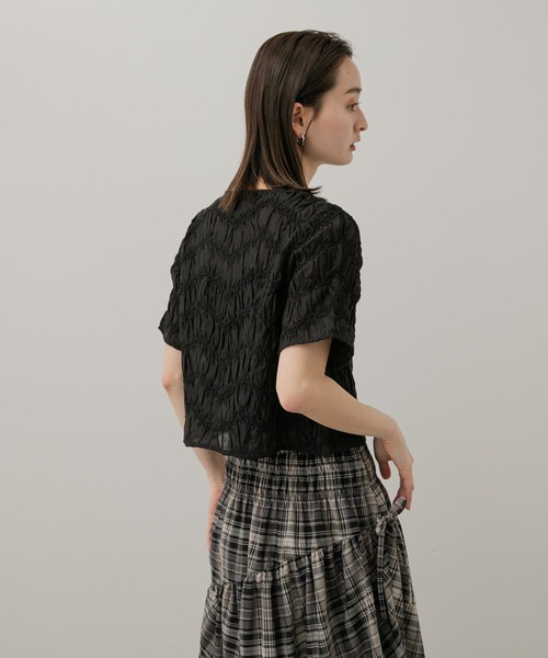 ブラウス シャツ FRONT GATHER COMPACT シャツ レディース SENSE OF PLACE by URBAN RESEARCH ブラウス シャツ フロント