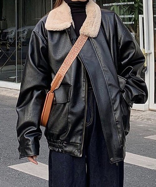 「Girly Doll」 ブルゾン F ブラック レディース_画像3