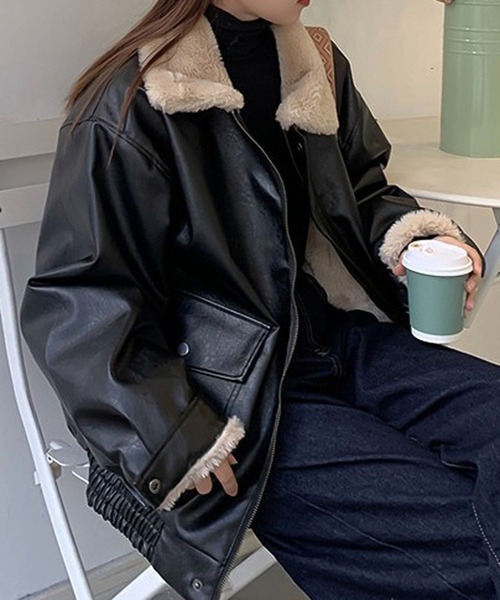 「Girly Doll」 ブルゾン F ブラック レディース_画像5