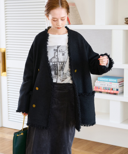 JOURNAL STANDARD（ジャーナルスタンダード） ツイードジャケット FREE