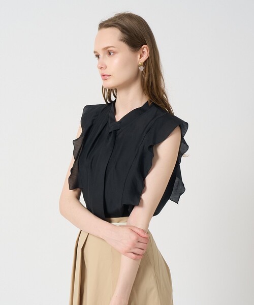 アナイ　シアージョーゼットボウタイ　ブラウス 楽天市場】【SALE／70%OFF】シアージョーゼットボウタイブラウス ANAYI