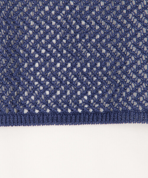 【セットアイテム】擬麻コットン ニット＆カットソー COMME CA アンサンブル 「セットアイテム」擬麻コットン ニット