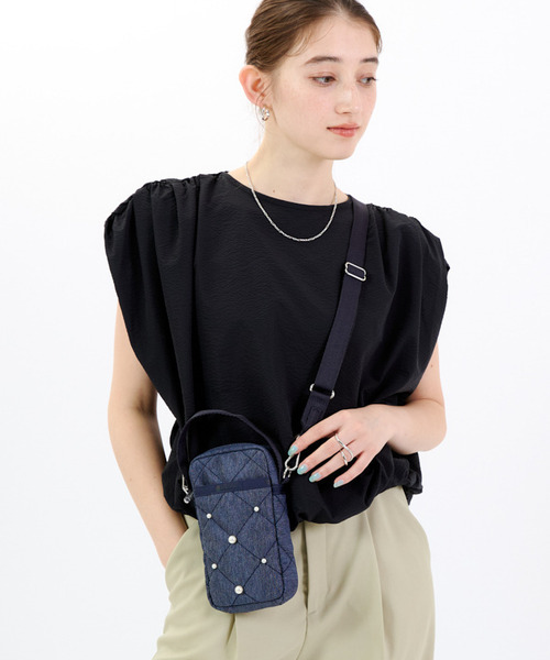 LeSportsac ショルダーバッグ バッグ MINI PHONE W PEARLS