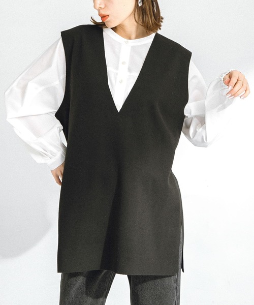 「URBAN RESEARCH」 ノースリーブシャツ FREE ブラック系その他 レディース URBAN RESEARCH Sonny Label 「URBAN Label」 ノースリーブ