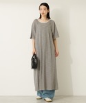 ワンピース 夏 半袖 「2点セット」レイヤード...の詳細画像4
