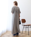 ワンピース 夏 半袖 「2点セット」レイヤード...の詳細画像2
