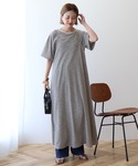 ワンピース 夏 半袖 「2点セット」レイヤード...の詳細画像3