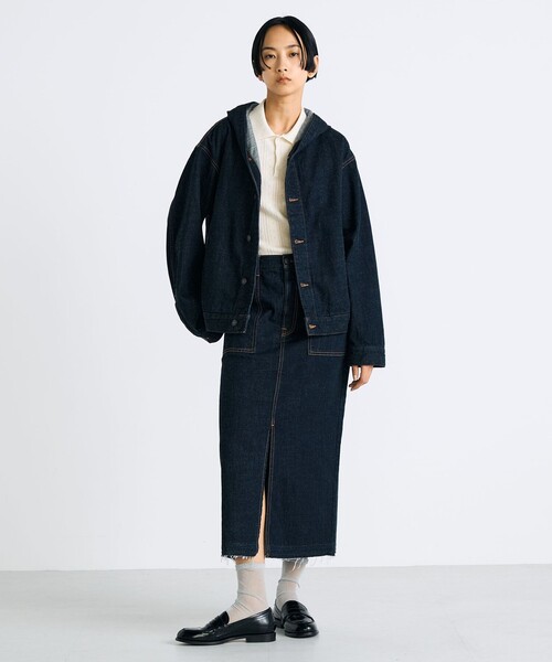 Edition（エディション） デニムスカート ワンウオッシュ