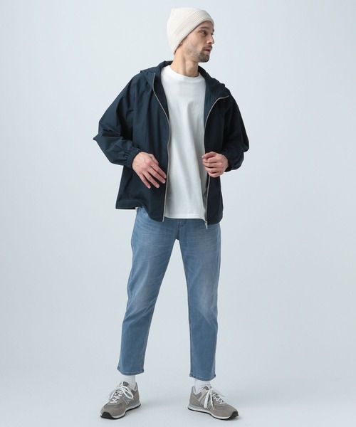 「BAYFLOW」 加工デニムパンツ LARGE ダークブルー メンズ