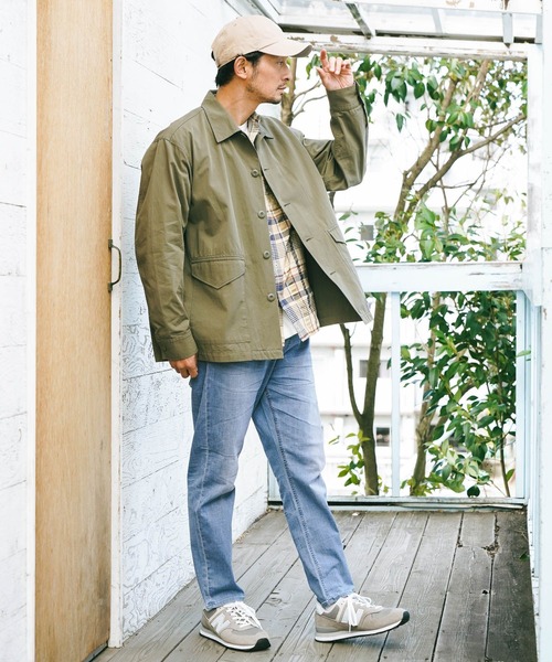「BAYFLOW」 加工デニムパンツ LARGE ダークブルー メンズ