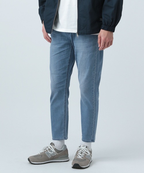 「BAYFLOW」 加工デニムパンツ LARGE ダークブルー メンズ