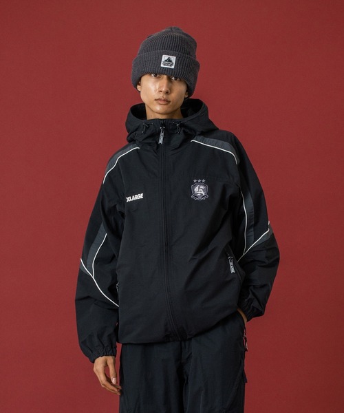 XLARGE トラックジャケット　Mサイズ XLARGE ナイロンジャケット HOODED TRACK JACKET メンズ
