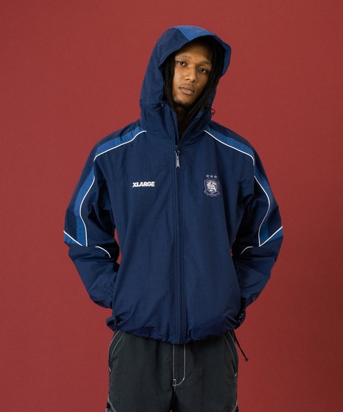 XLARGE ナイロンジャケット HOODED TRACK JACKET メンズ