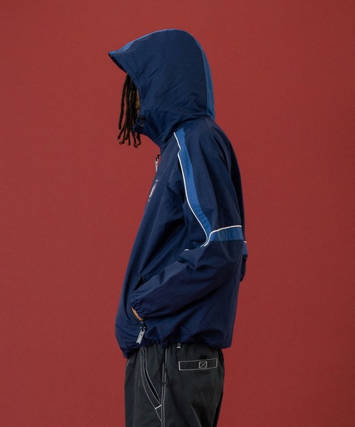 XLARGE ナイロンジャケット HOODED TRACK JACKET メンズ