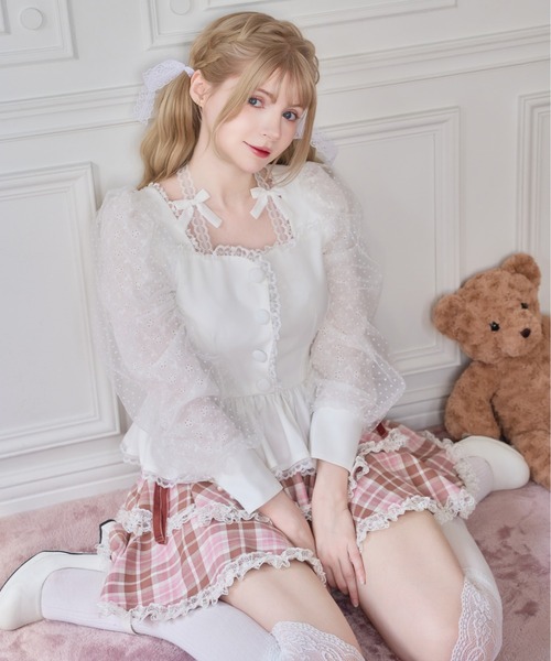 mellfy memory（メルフィーメモリー） ブラウス シャツ Sugar Lace 