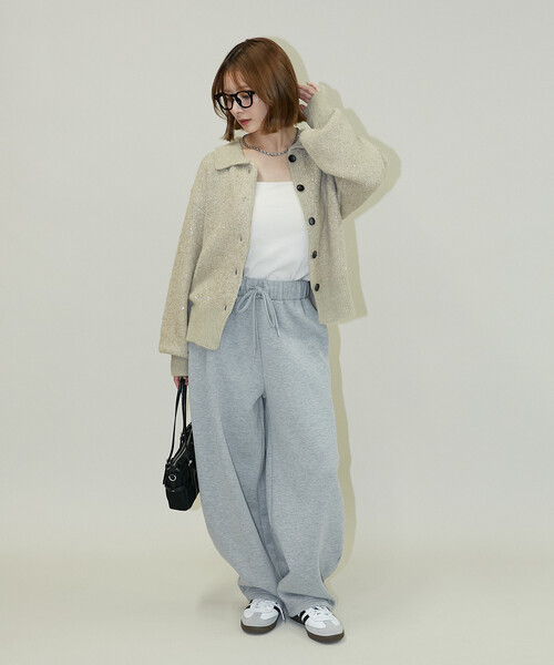 PUBLUX（パブリュクス） スウェットパンツ ジャージ 裏起毛 スウェット