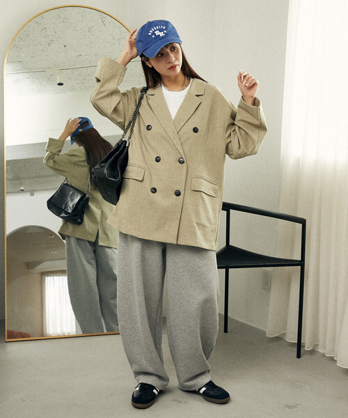 PUBLUX（パブリュクス） スウェットパンツ ジャージ 裏起毛 スウェット