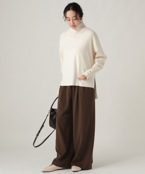 Elura（エルーラ） ワイドパンツ パンツ ドロストワイドパンツ「低身長