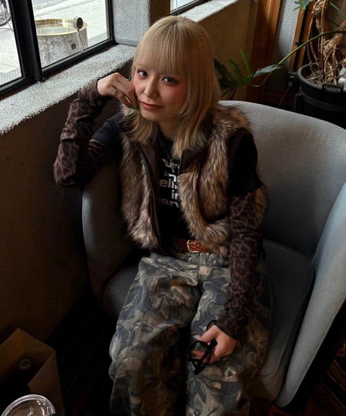 ACLENT（アクレント） パンツ カモフラルーズタックJ/Wパンツ