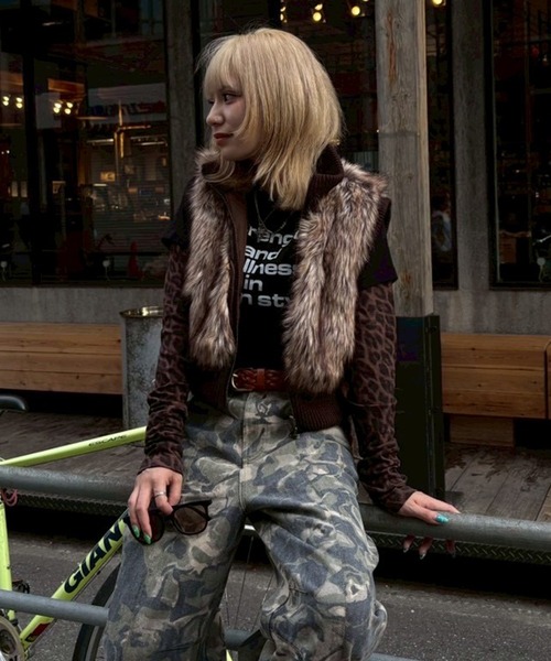 ACLENT（アクレント） パンツ カモフラルーズタックJ/Wパンツ