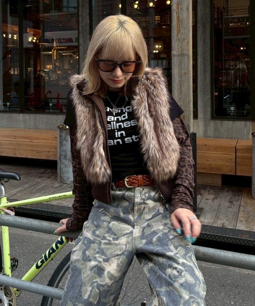 ACLENT（アクレント） パンツ カモフラルーズタックJ/Wパンツ