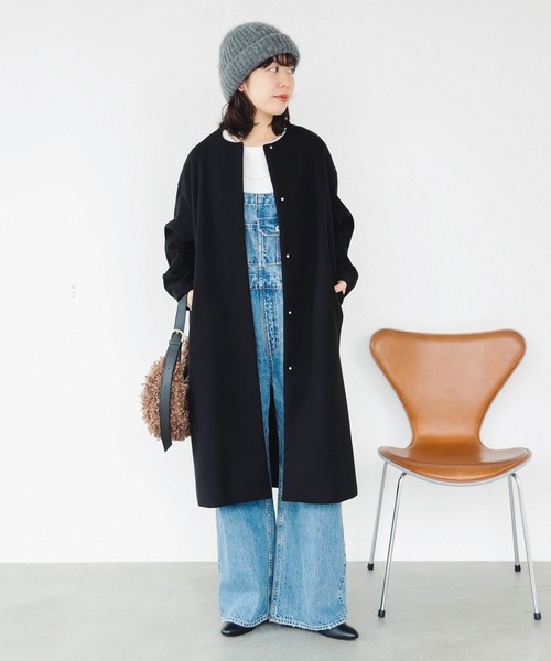 その他 naomi0626aoi0825 フレンチダウン使いロング丈デザインコート - ベルーナ【公式】