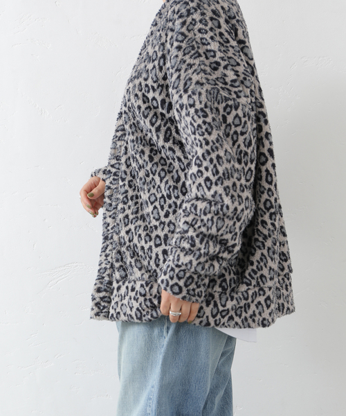 A*O様 最終値下げジャーナルスタンダードラックス　レオパードフリースカーディガ JOURNAL STANDARD LUXE（ジャーナルスタンダード ラックス