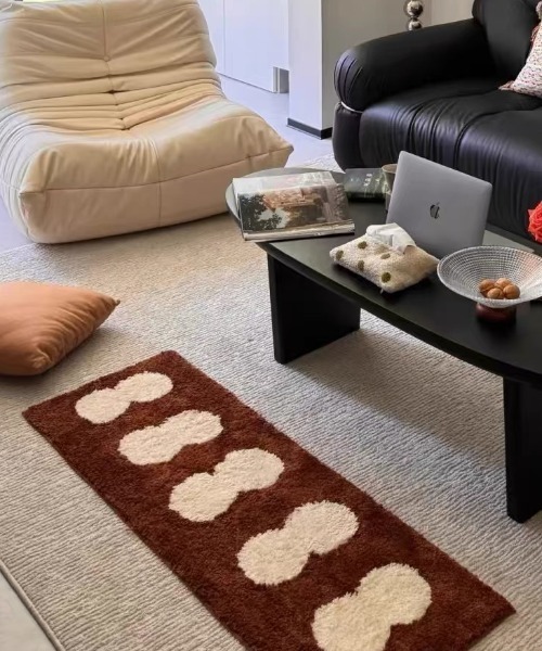 ラグ ラグマット Modern twindot bedside rug mat : ZOZOTOWN Yahoo!店