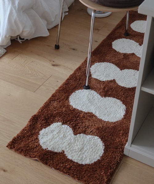 ラグ ラグマット Modern twindot bedside rug mat : ZOZOTOWN Yahoo!店