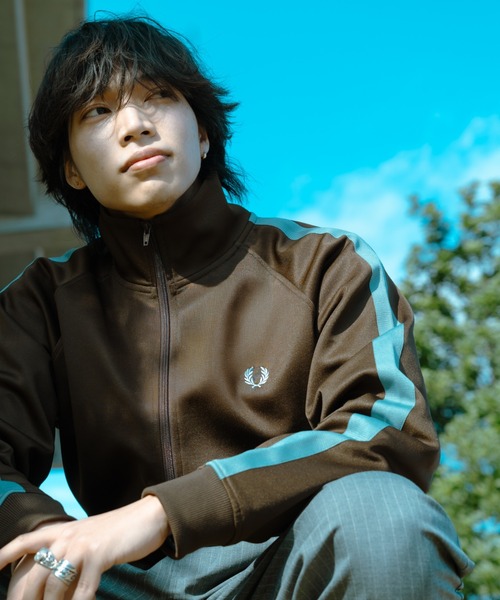 FRED PERRY（フレッドペリー） ジャージ 別注 配色ライン トラック