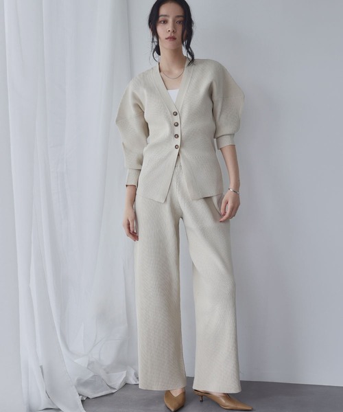 ELFRANK セットアップ 「2025AW」ニット セットアップ カーブスリーブ