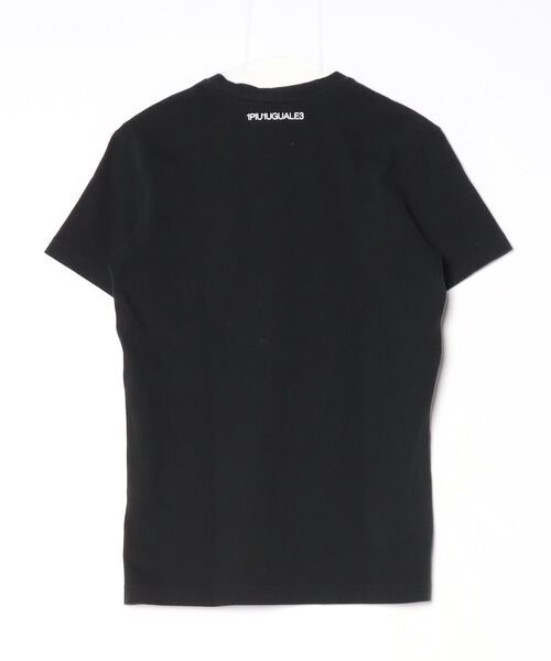 「1 piu 1 uguale 3」 半袖Tシャツ IV ブラック メンズ_画像2