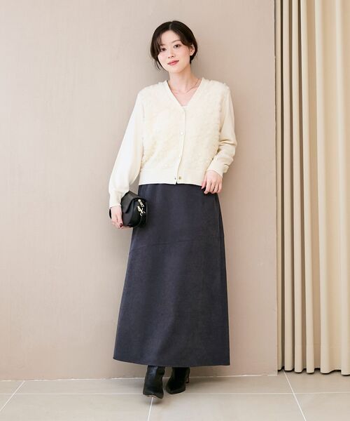 ルクールブラン（le．coeur blanc）/コーデュロイフレアスカート le.coeur blanc（ルクールブラン） スカート コーデュロイフレア