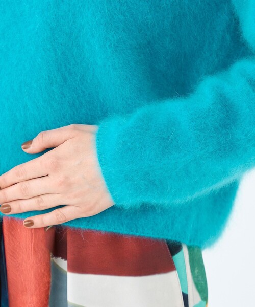 Ballsey フラッフィーヤーンニット Ballsey（ボールジィ） ニット セーター フラッフィーヤーン Vネック