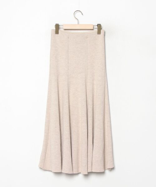MUSE de Deuxieme Classe 「MUSE classe」 ニットスカート - ベージュ