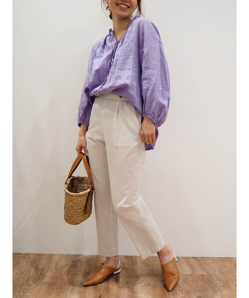 「COOMB」 長袖ブラウス FREE ホワイト レディース_画像3