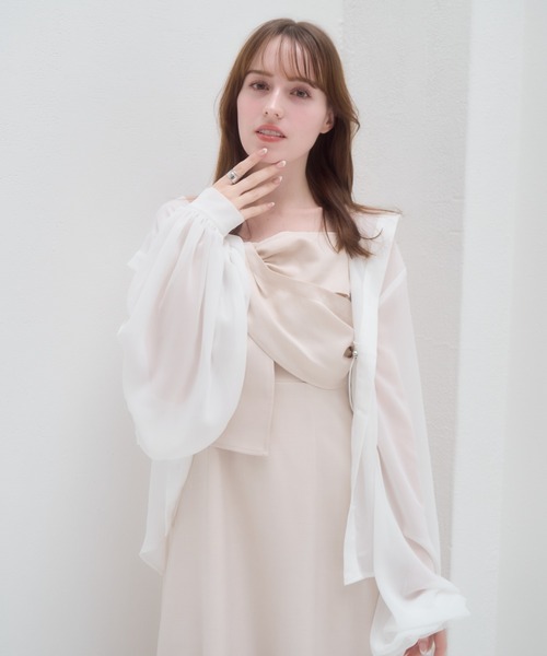 「mellowneon」 長袖シャツ FREE グレー レディース_画像7