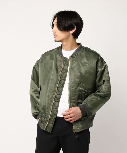 「LITHIUM HOMME」 中綿ブルゾン 46 ブラック メンズ_画像2