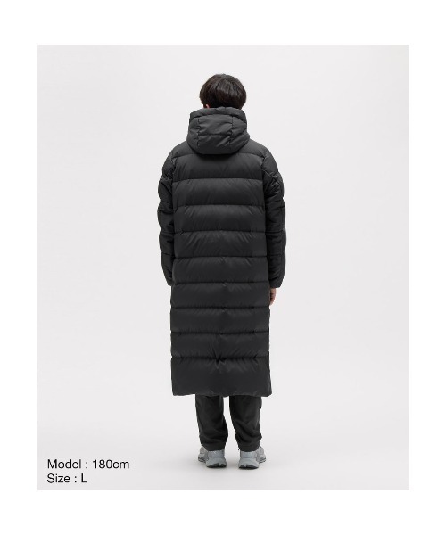 デサント ) ロングダウンコート 定価23544円 ブラック 黒 ダウン80％ DESCENTE（デサント） ダウンジャケット ダウン ロングダウンコート