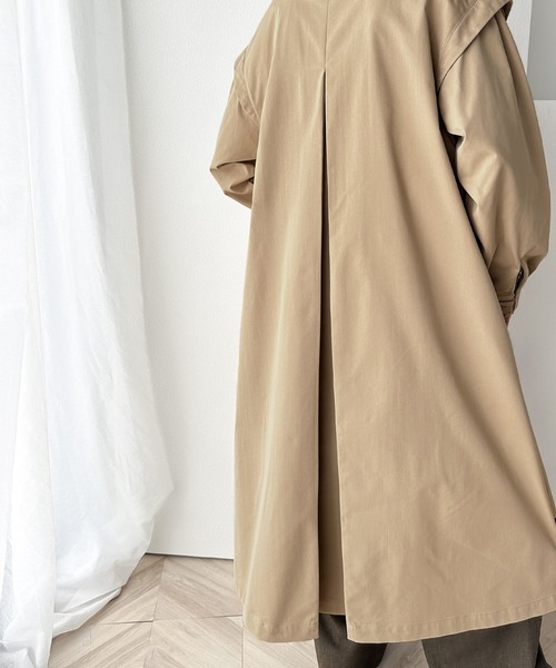 「classicalelf」 トレンチコート MEDIUM ベージュ レディース_画像6