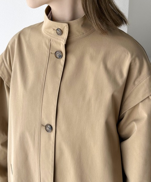 「classicalelf」 トレンチコート MEDIUM ベージュ レディース_画像9