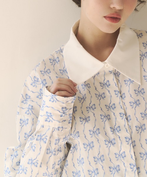 Cath Kidston（キャス・キッドソン） ブラウス シャツ ショート丈