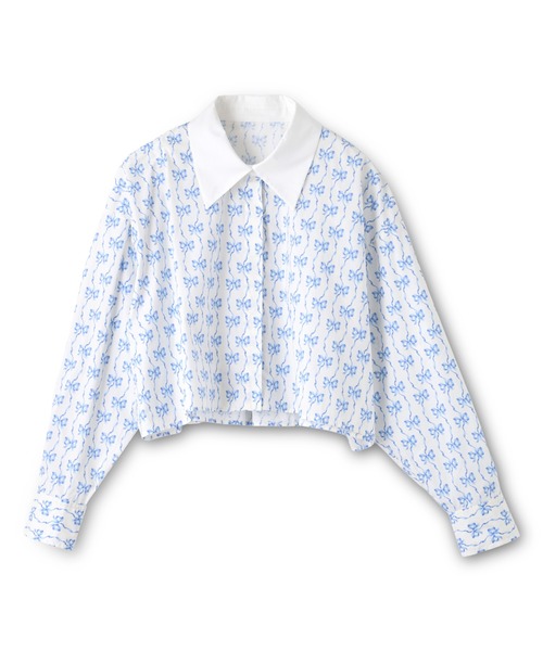 Cath Kidston（キャス・キッドソン） ブラウス シャツ ショート丈
