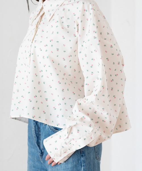 Cath Kidston（キャス・キッドソン） ブラウス シャツ ショート丈