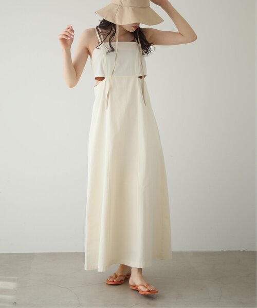 「RAY CASSIN」 キャミソールワンピース FREE ネイビー レディース_画像2