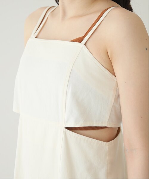 「RAY CASSIN」 キャミソールワンピース FREE ネイビー レディース_画像3